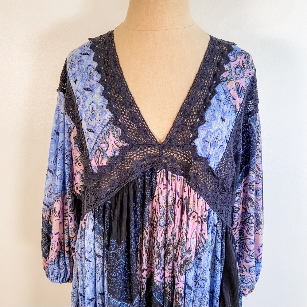 Free People Moon Child Lakeside Boho Tunic Dress - Picture 5 of 16